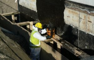 industrial foundation repair calgary - completed installation